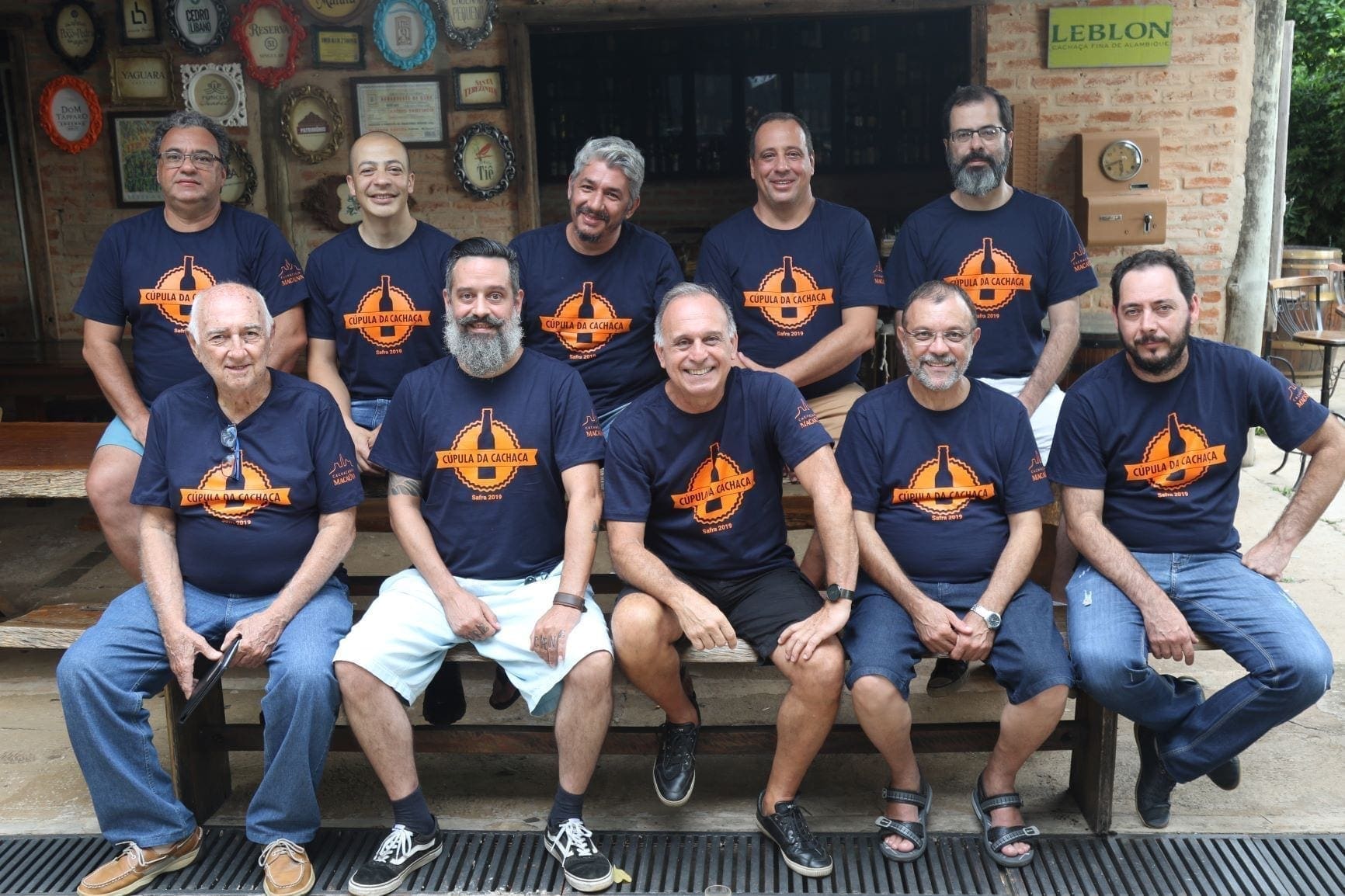 Foto oficial da VII Cúpula da Cachaça – Safra 2019 (com desfalque de Mestre Derivan).